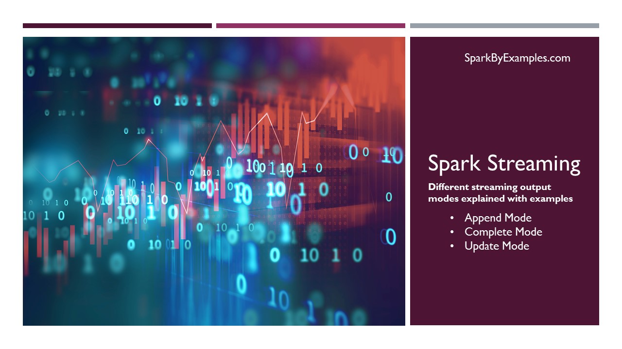 Read more about the article Spark Streaming – Different Output modes explained