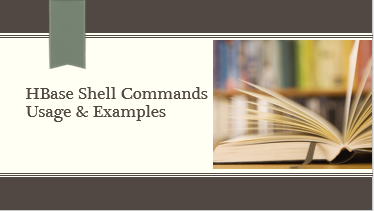 hbase shell commands