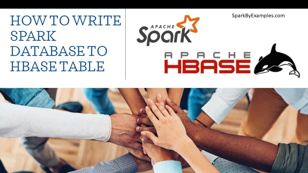 spark dataframe write hbase table