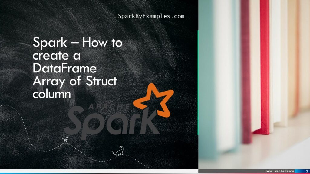 spark array struct column