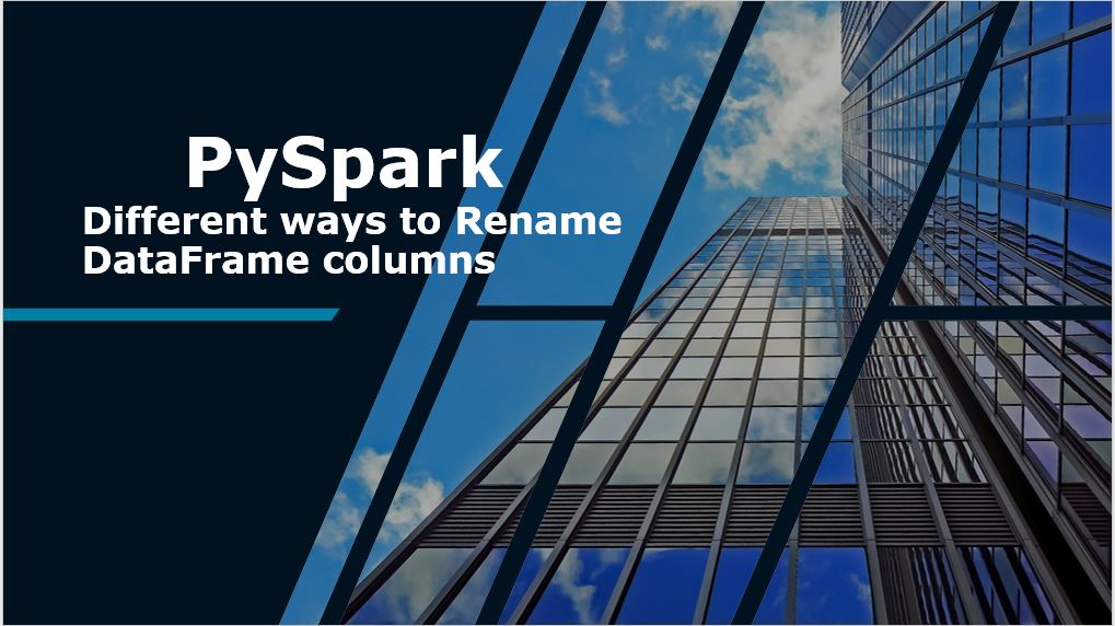 You are currently viewing PySpark withColumnRenamed to Rename Column on DataFrame