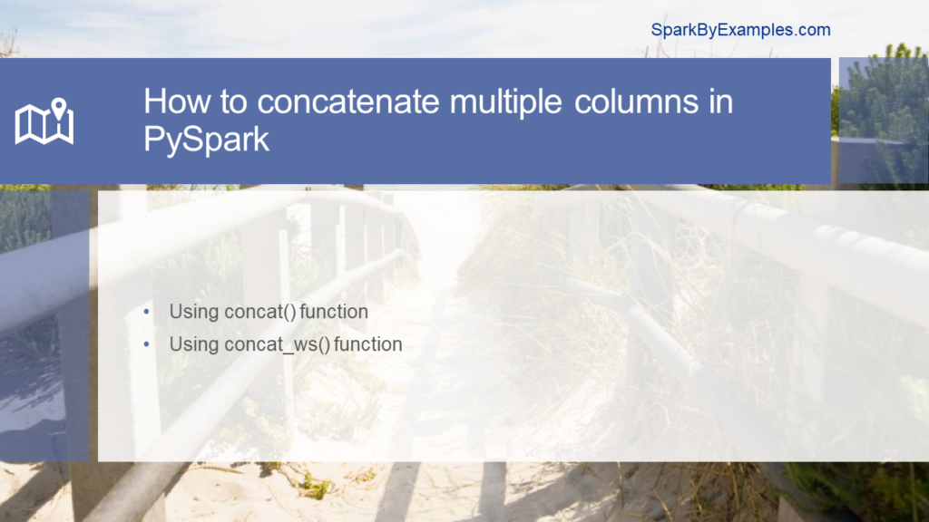 pyspark concatenate columns
