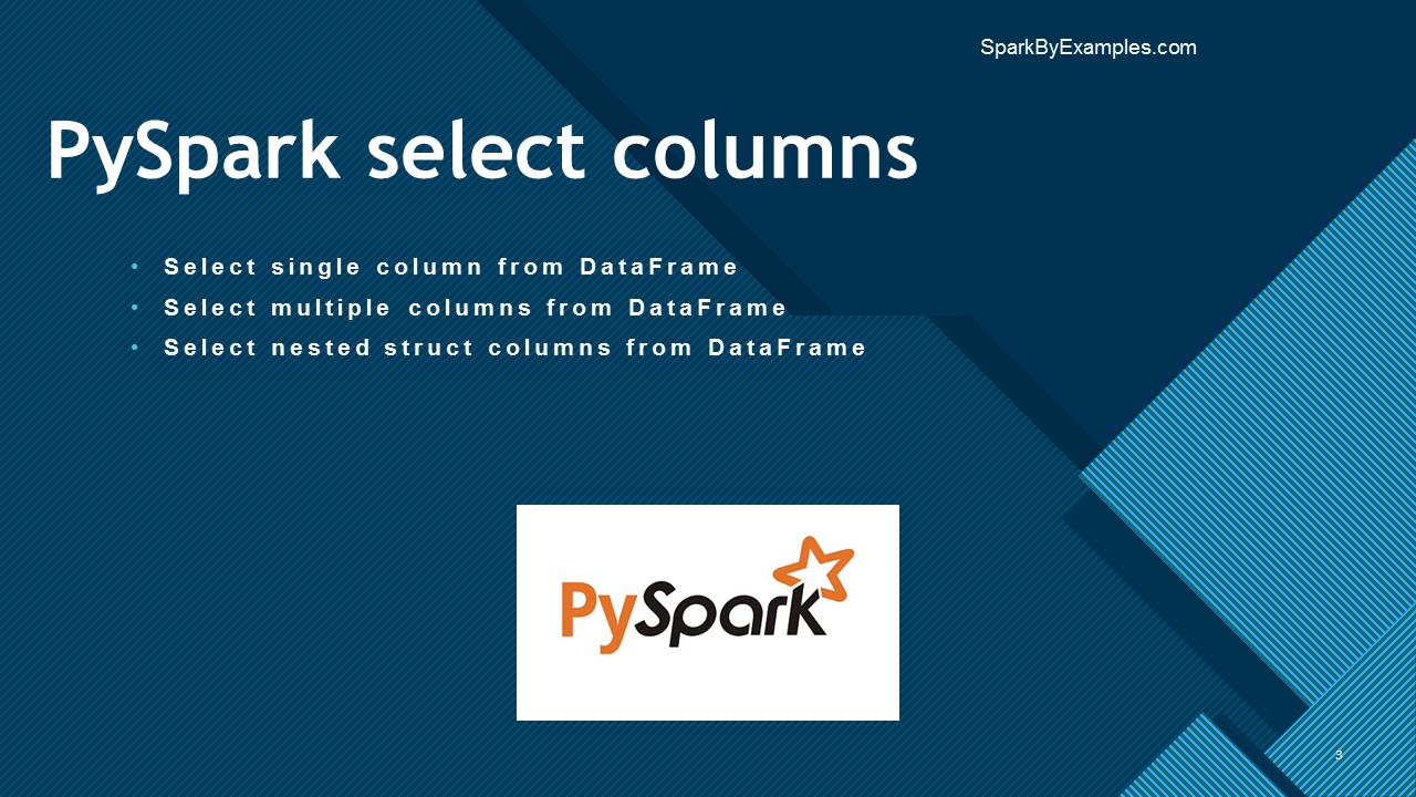 Read more about the article PySpark Select Columns From DataFrame
