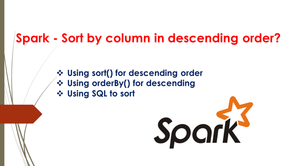 spark sort decending