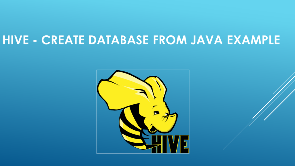 create hive table java