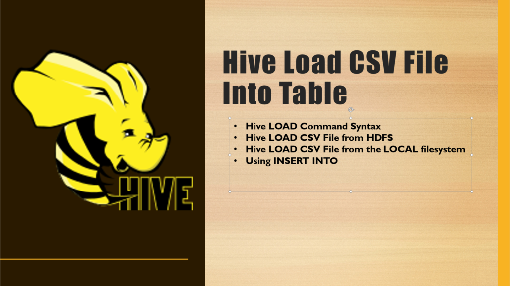 hive load csv table