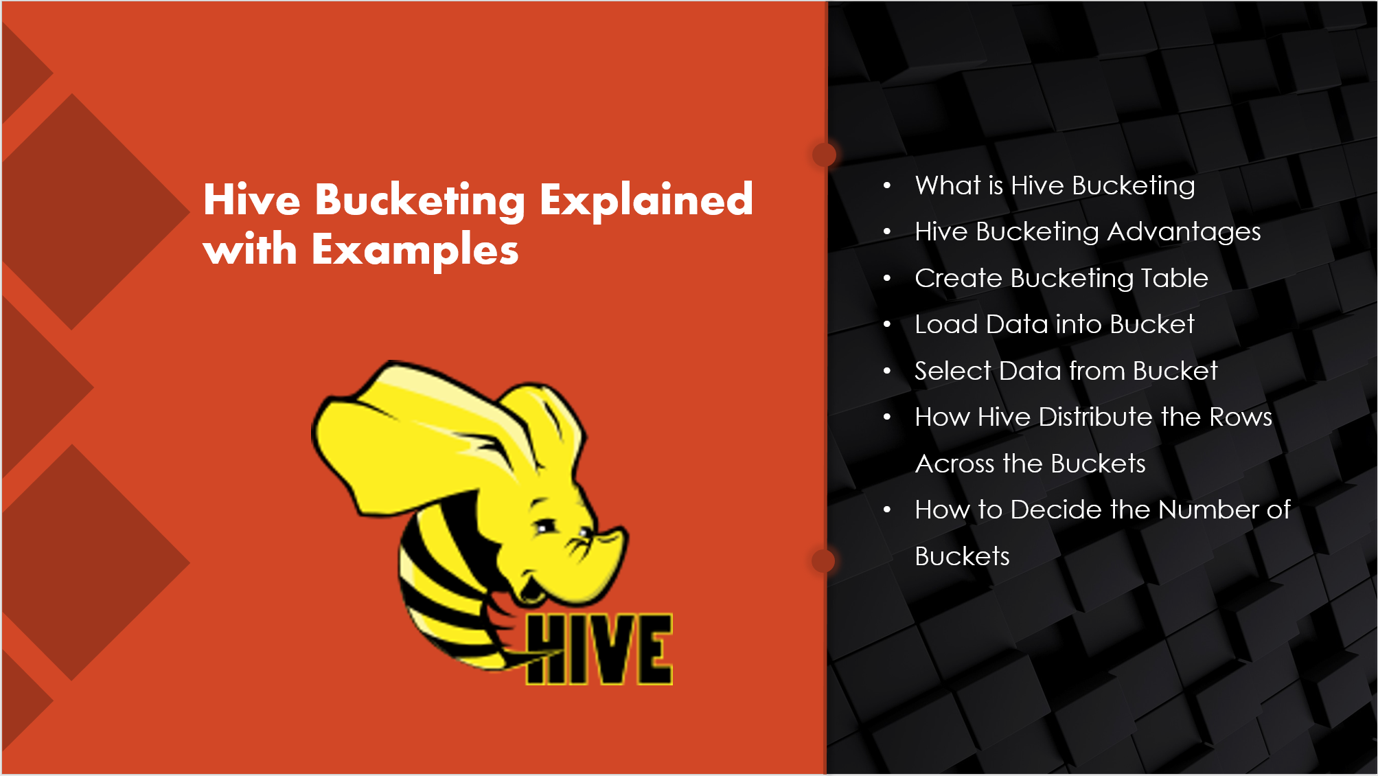 You are currently viewing Hive Bucketing Explained with Examples