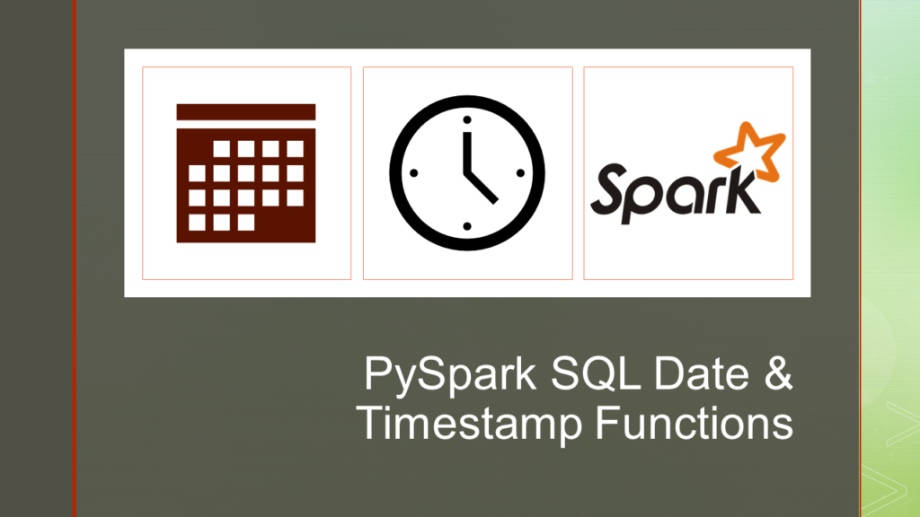 pyspark date timestamp functions
