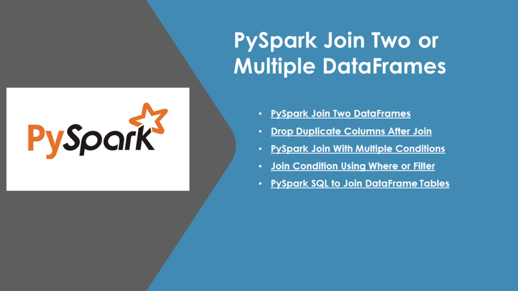 PySpark Join Multiple DataFrames