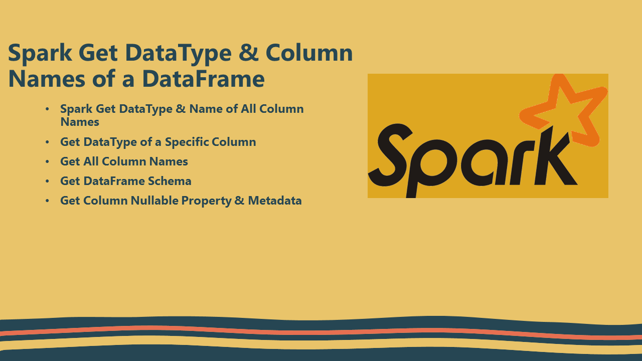 Spark Get Column DataType