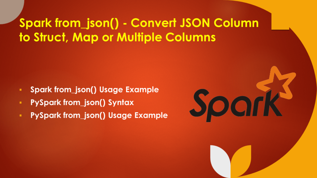 spark from_json
