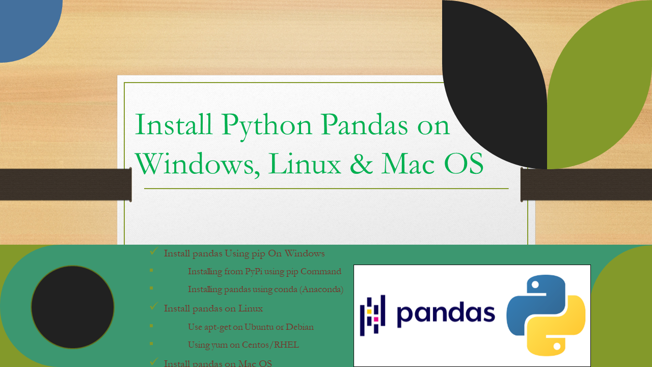 Read more about the article Install Python Pandas on Windows, Linux & Mac OS