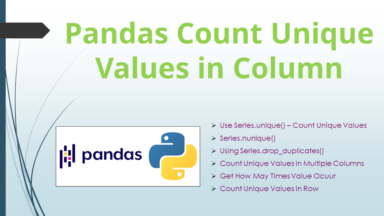 You are currently viewing Pandas Count Unique Values in Column