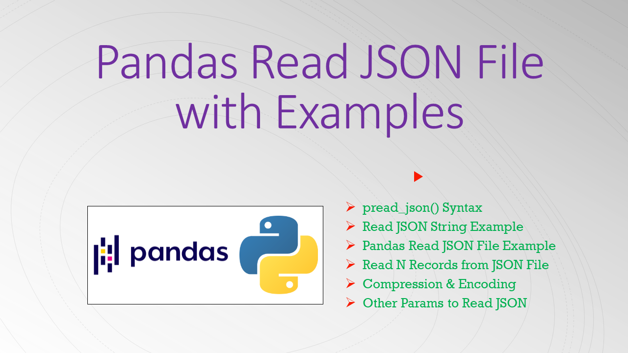 Read more about the article Pandas Read JSON File with Examples