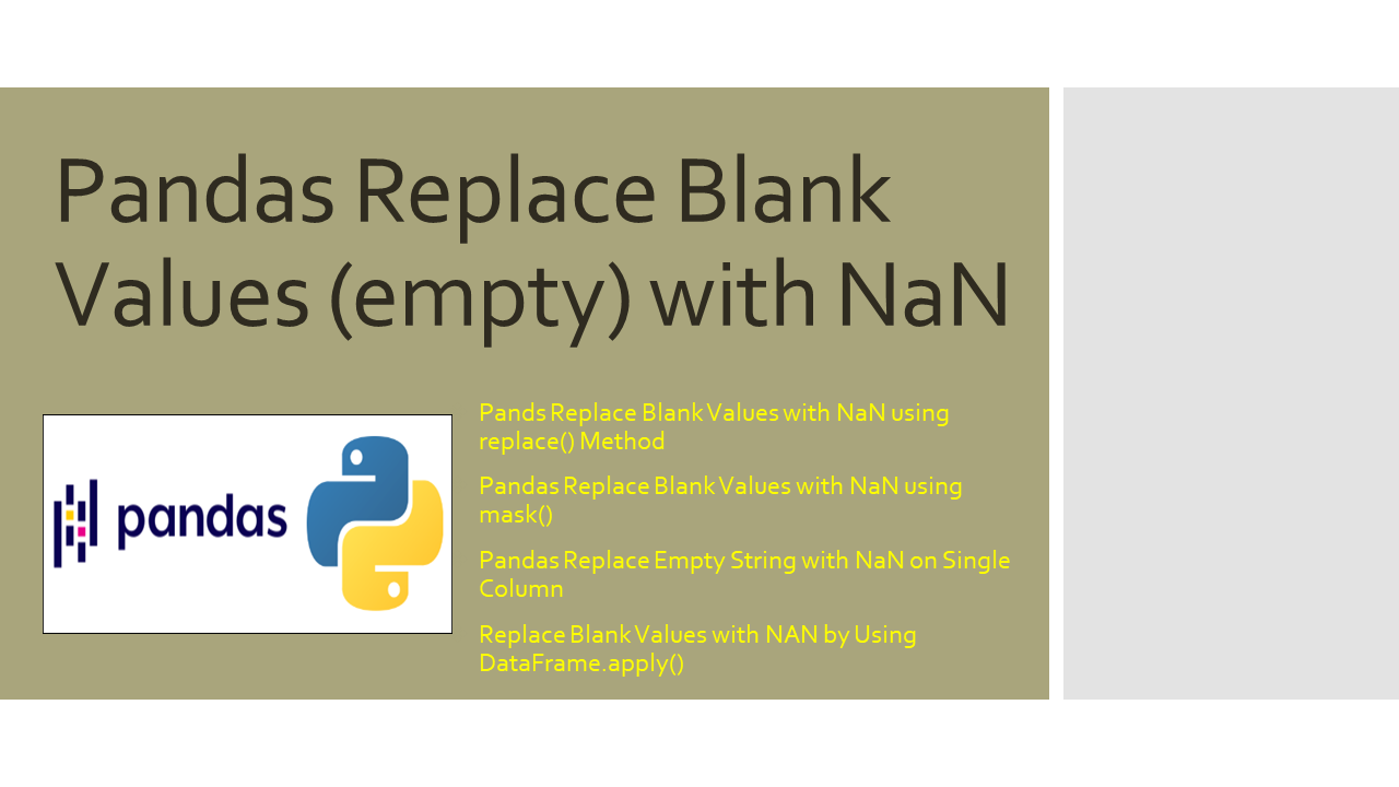 pandas - Using Simple imputer replace NaN values with mean error - Data  Science Stack Exchange