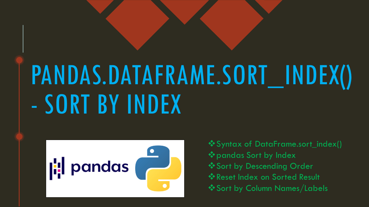 You are currently viewing pandas DataFrame.sort_index() – Sort by Index