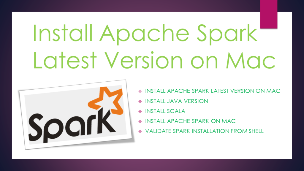 spark latest version install mac