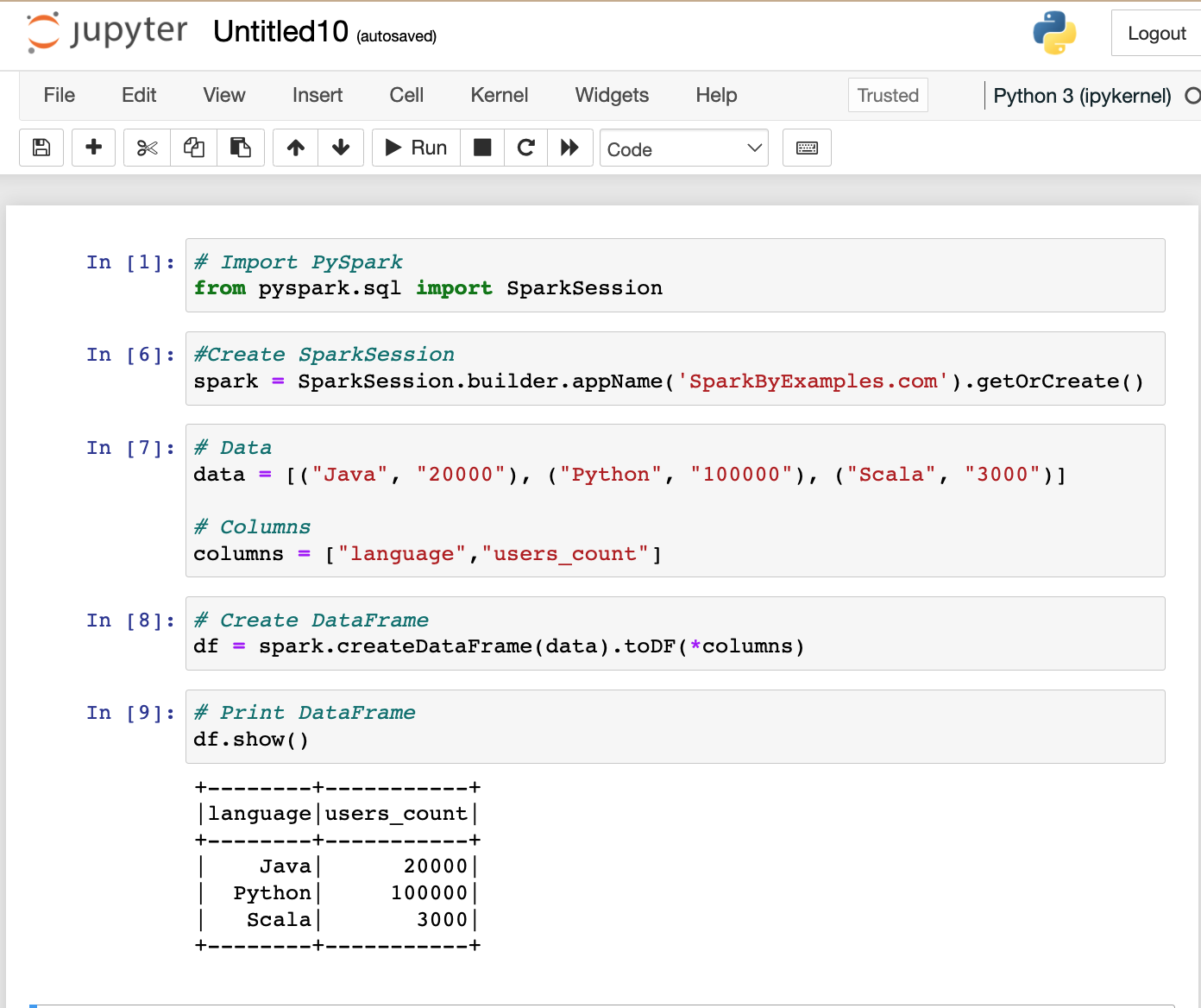 installing-jupyter-with-the-pyspark-and-r-kernels-for-spark-development