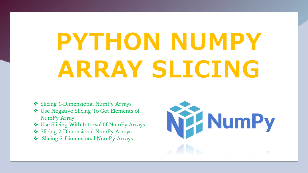 You are currently viewing Python NumPy Array Slicing