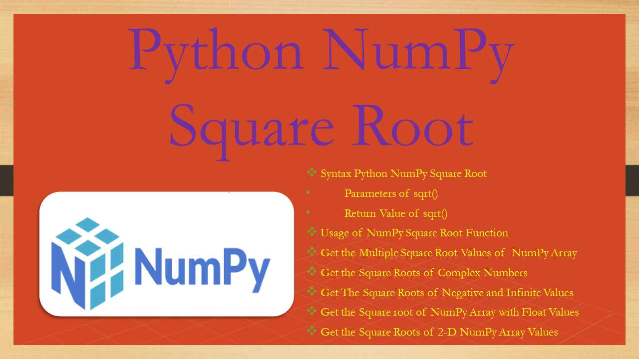 python-numpy-square-root-spark-by-examples