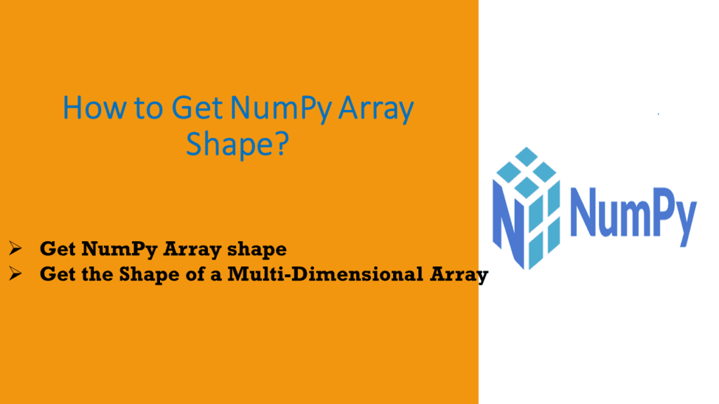 NumPy array shape
