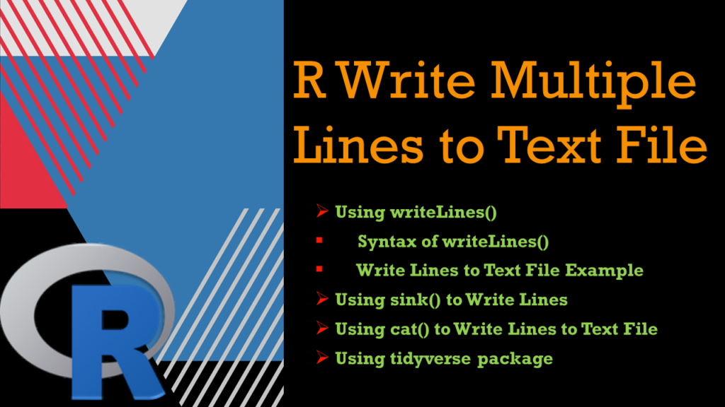 r write lines text
