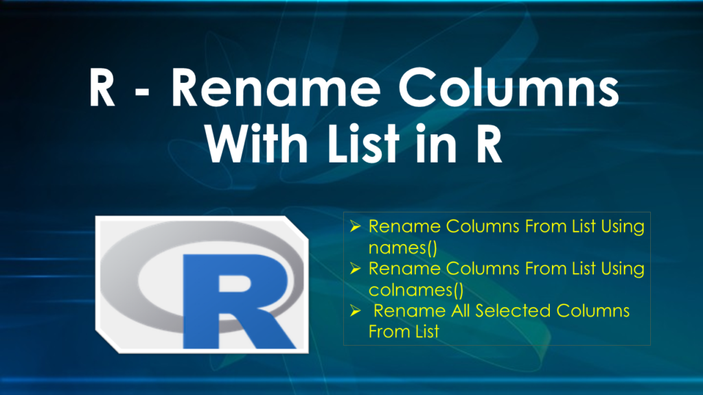 r rename columns list