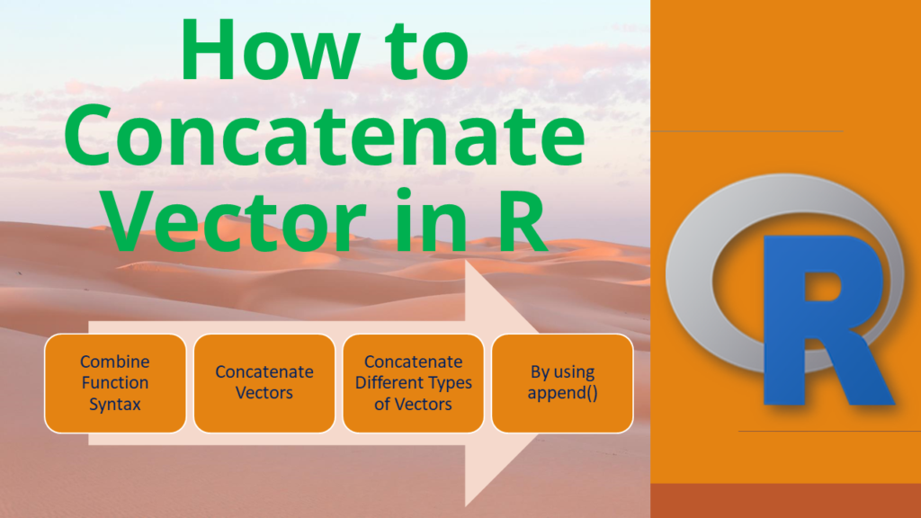 r concatenate vector