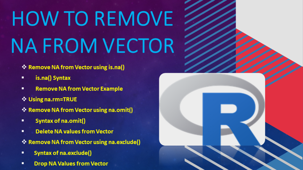 r remove na vector
