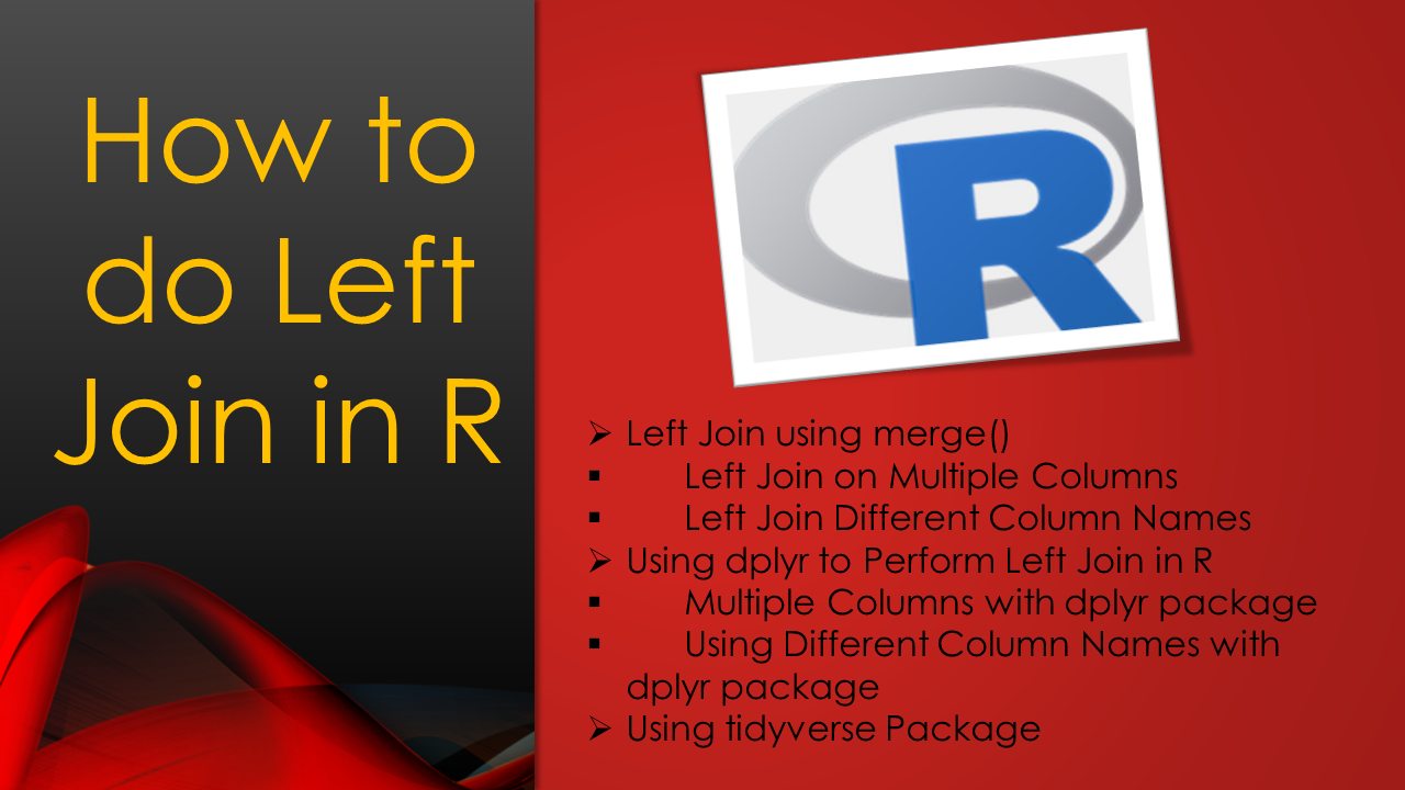 Read more about the article How to do Left Join in R?