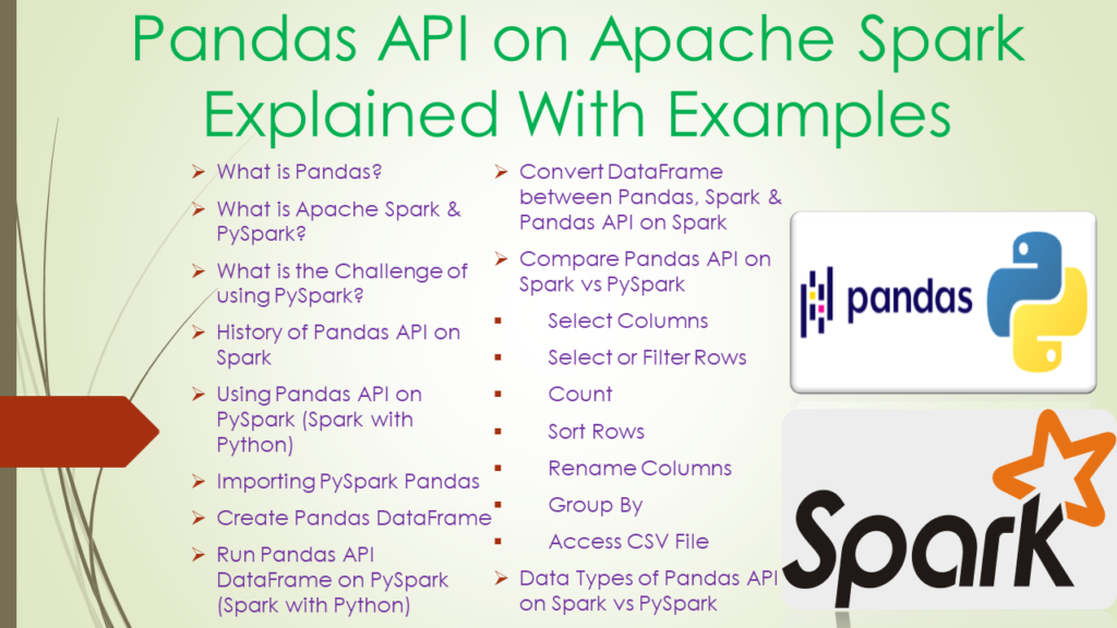 Pandas API on Apache Spark