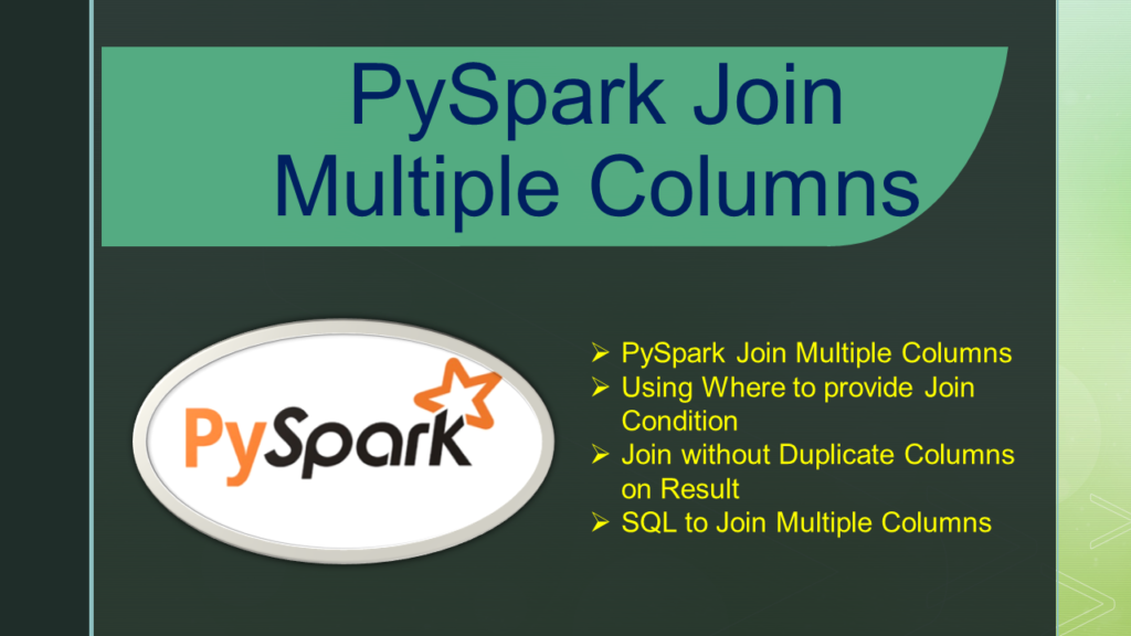pyspark join multiple columns