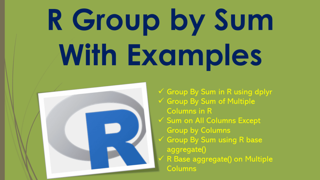 r group by sum