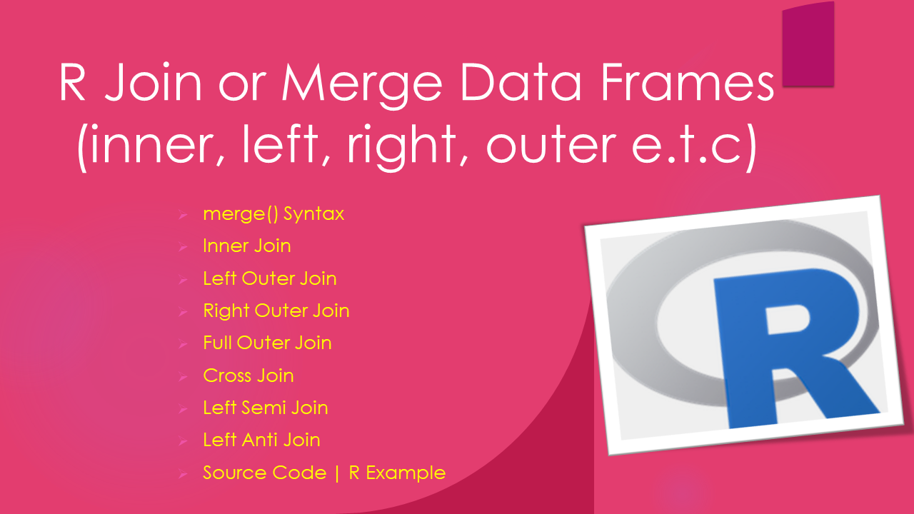 Read more about the article R Join or Merge Data Frames