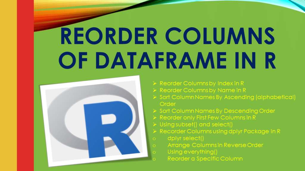 r reorder columns