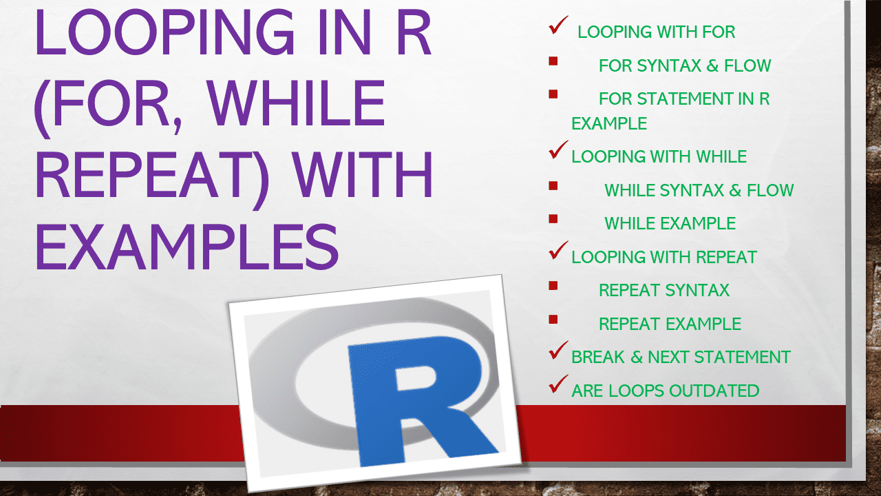 Read more about the article Looping in R (for, while, repeat) With Examples