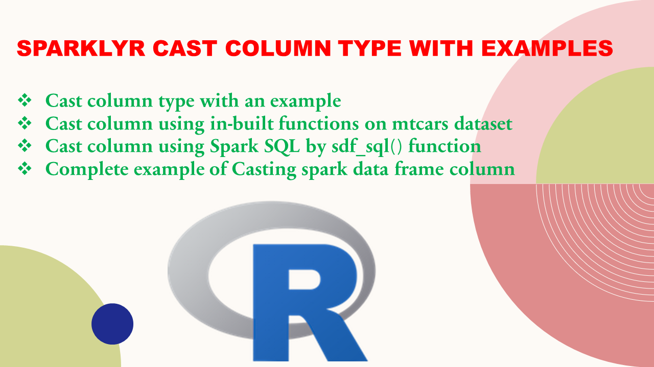 Read more about the article Sparklyr Cast Column Type With Examples