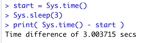 r time code
