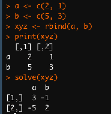 r solve equation