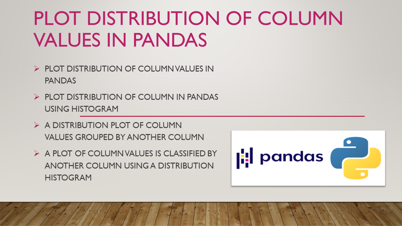 You are currently viewing Plot Distribution of Column Values in Pandas