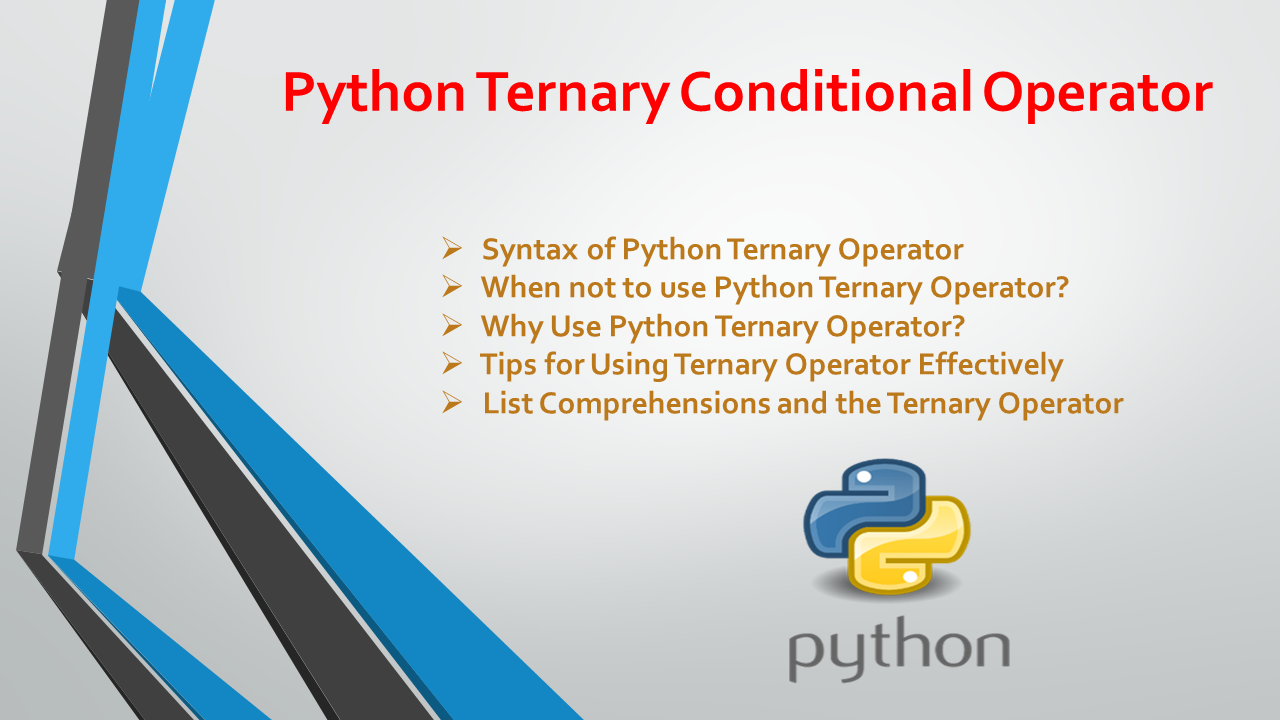 Read more about the article Python Ternary Conditional Operator