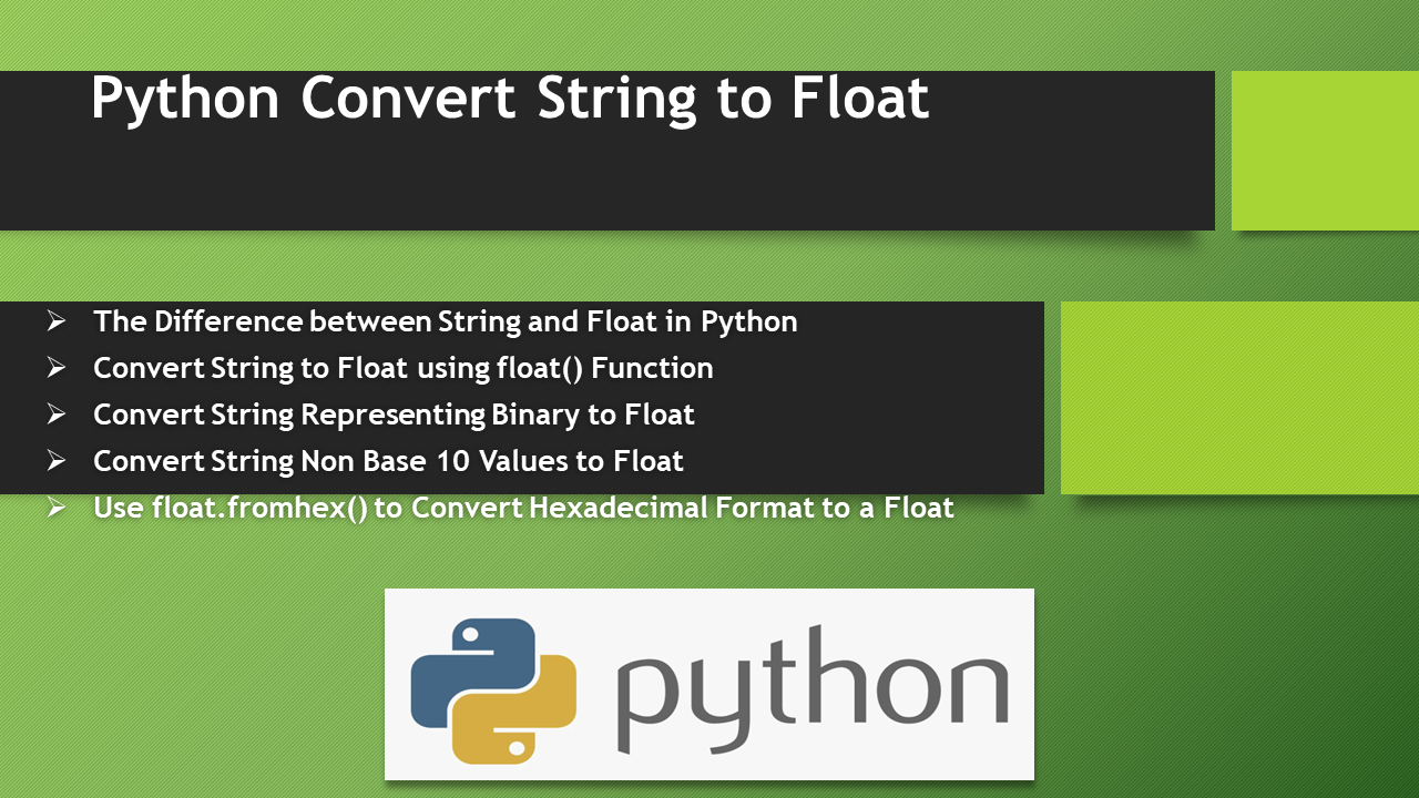 You are currently viewing Python Convert String to Float