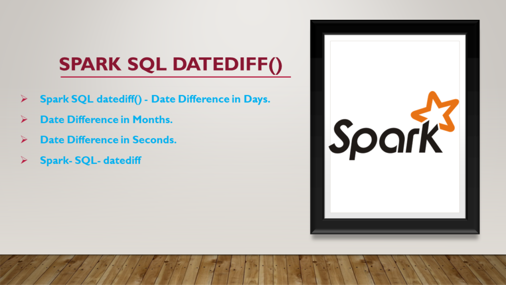 Spark SQL datediff