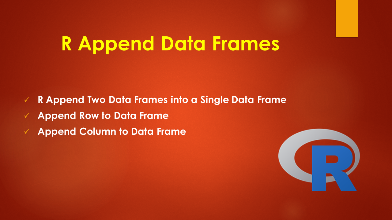 Read more about the article R Append Data Frames
