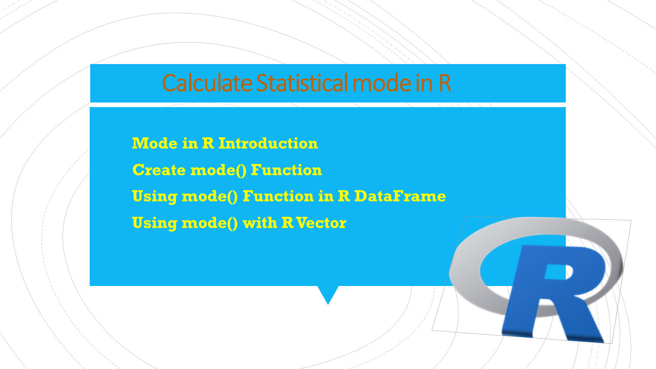Read more about the article Calculate Statistical mode in R