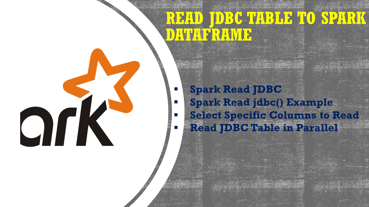 You are currently viewing Read JDBC Table to Spark DataFrame