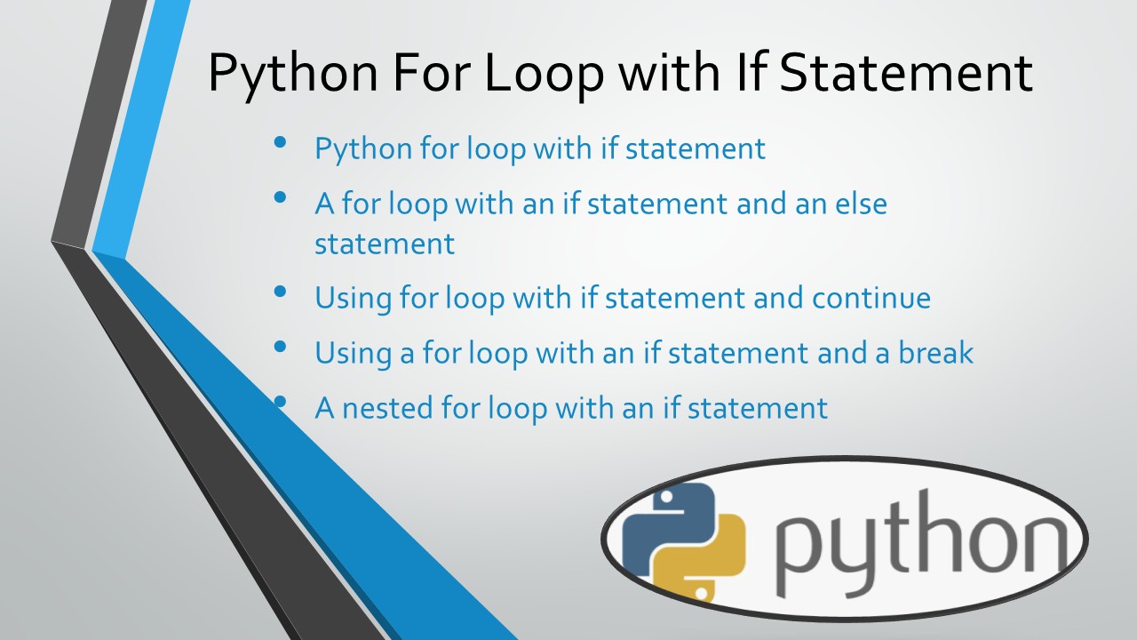 Read more about the article Python For Loop with If Statement