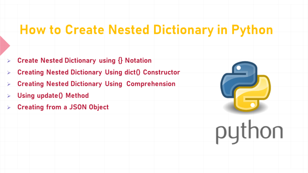 How to Create Nested Dictionary in Python Spark By {Examples}