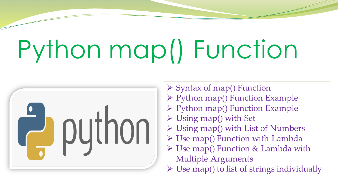 Read more about the article Python map() Function