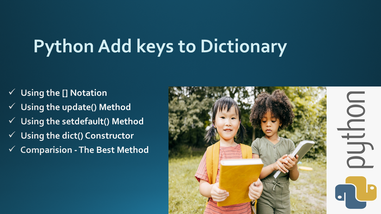 You are currently viewing Python Add keys to Dictionary